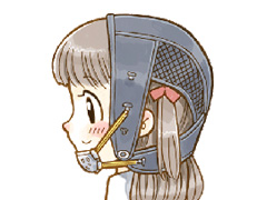 顎外固定式装置（チンキャップ）